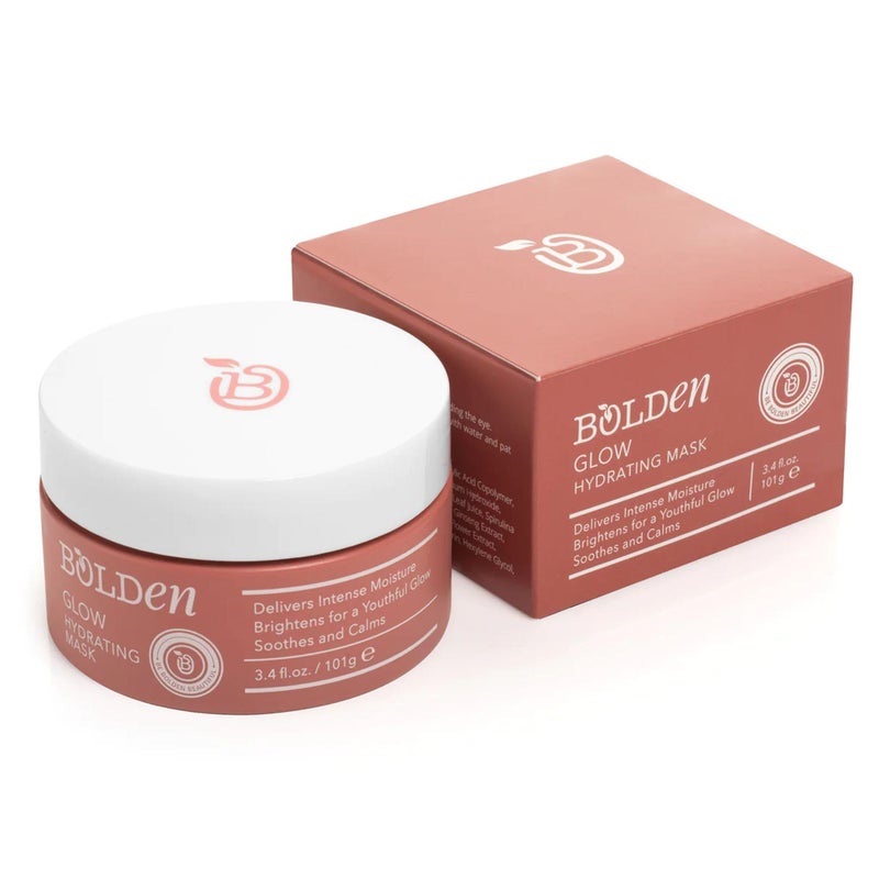 BOLDEN GLOW Hydrating Mask | Deep Moisturizing Facial Mask for Dry Skin | Gently Hydrating Hyaluronic Acid Moisturizer | Non-Comedogenic | 3.4 Fl Oz - Image 2